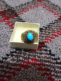 Feroza Iranian Razzaqi Hansmade Ring