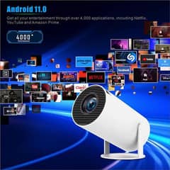 HY300 Pro Projector Portable Android 4K-200