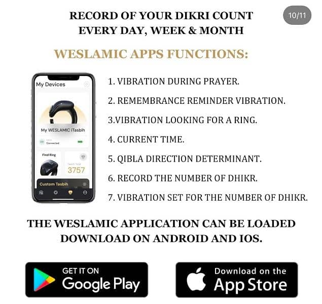 WESLAMIC Counter/Tasbeeh 3