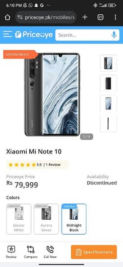 Xiaomi mi note 10