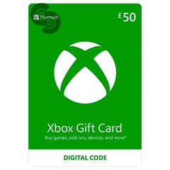 Xbox 50 GBP Gift Card