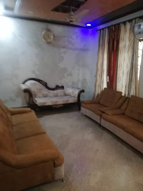 MIAN ESTATE OFFERS SEMI FURNISHED 6 MARLA FULLY MARBLE FLOORING INDEPENDENT HOUSE FOR RENT 0