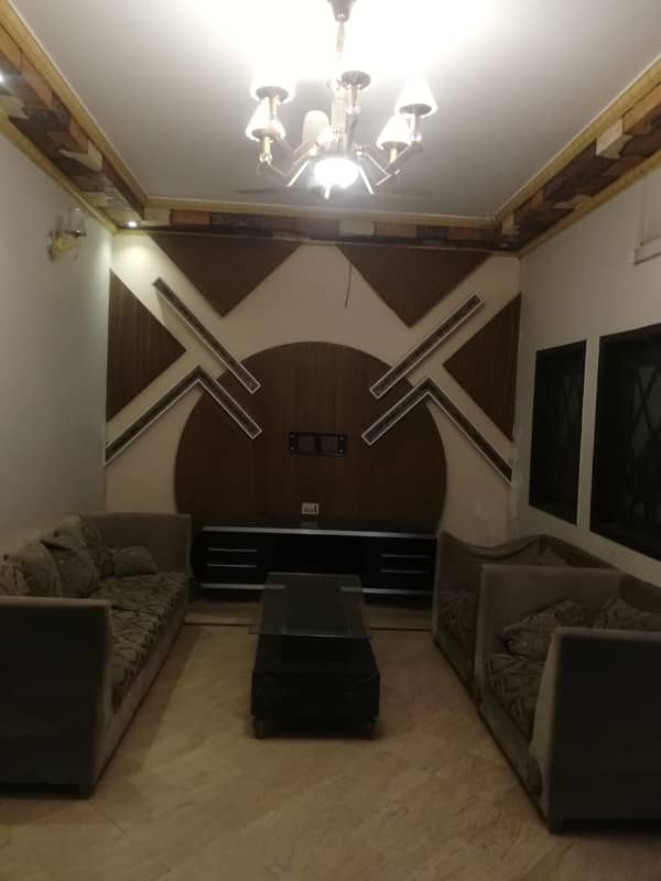 MIAN ESTATE OFFERS SEMI FURNISHED 6 MARLA FULLY MARBLE FLOORING INDEPENDENT HOUSE FOR RENT 2