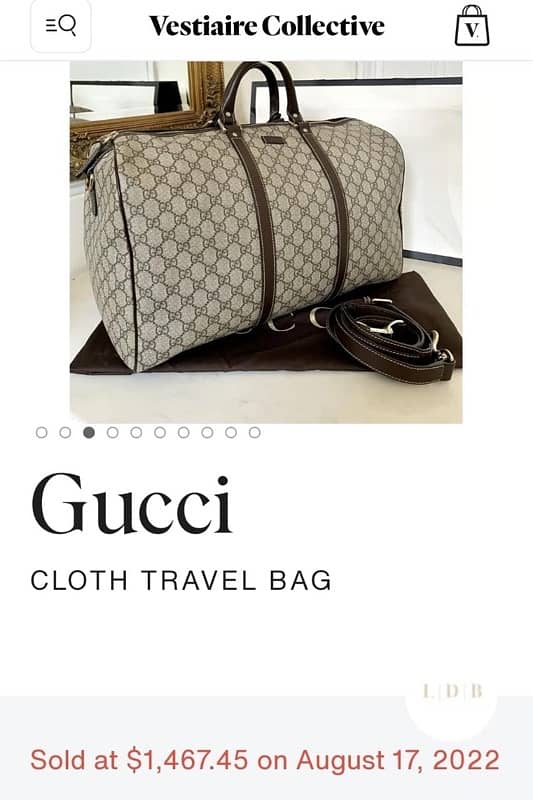 Branded Duffel Bag GUCCI 8