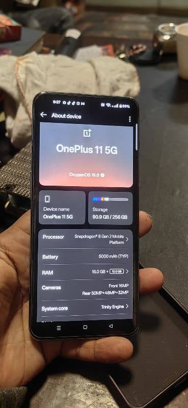 One plus 11 5g 16gb ram wala 3