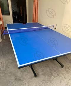 table tennis table. football game. bawa game