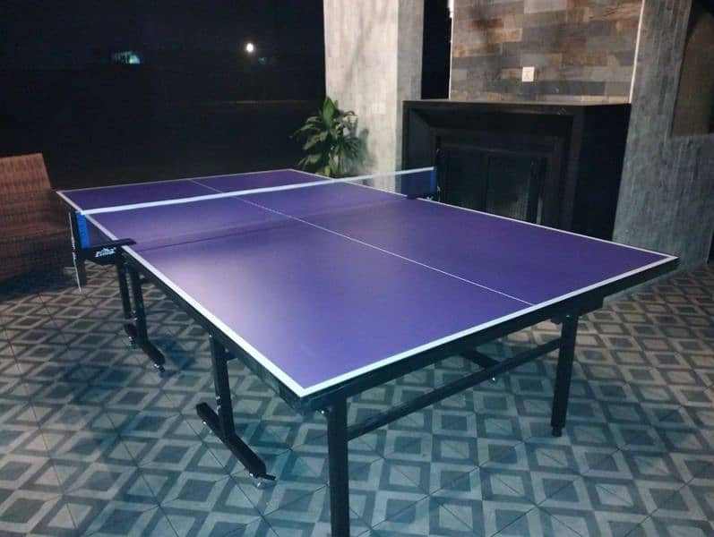 table tennis table. football game. bawa game 6