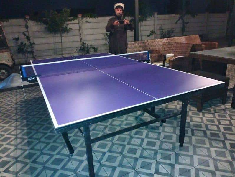 table tennis table. football game. bawa game 7