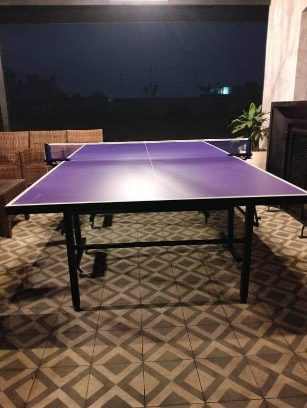 table tennis table. football game. bawa game 9