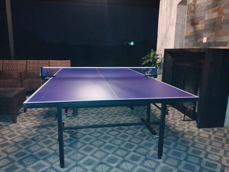 table tennis table. football game. bawa game 11