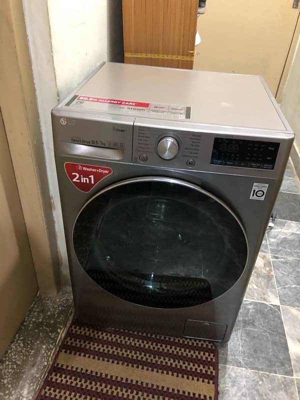 Lg 10.5 kg two in one DD invertor six motion washing  machine 2