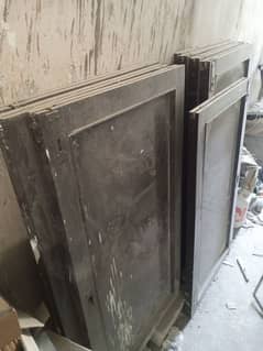 8 wood windows 2x4 size with glass each