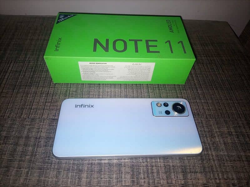 Infinix note 11 with [box and charging doc] 16