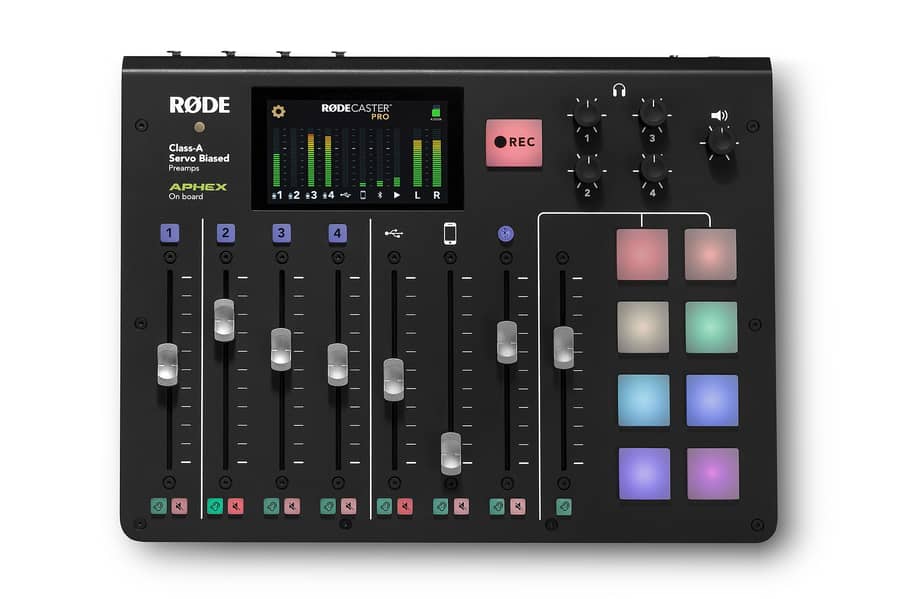 Rode Caster RODE Caster Pro Audio Mixer Audio Recorder Sound Recorder 1