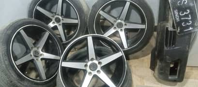 18 Size japanese rims with low profile tyres