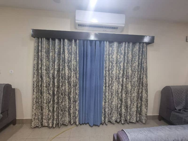 Beautiful slightly use 2 pieces curtains/ Luxury curtains 0