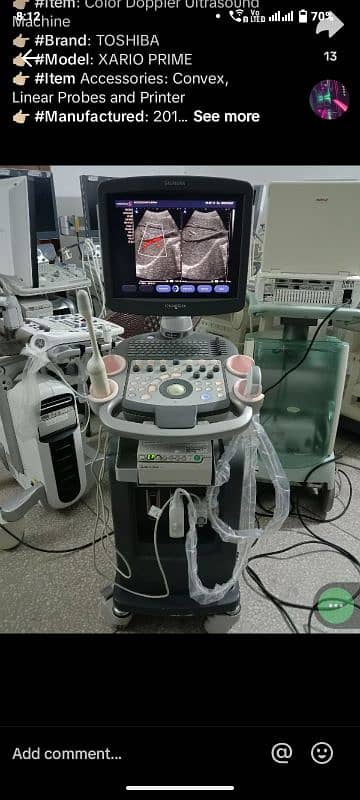 ALL TYPES OF ULTRASOUND MACHINES ARE AVAILABLE FOR SALE 5