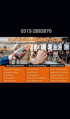 Electrician & CCTV Maintainance Services