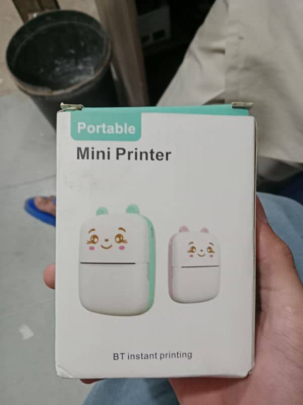 mini printer Portable Mini thermal Printer 0