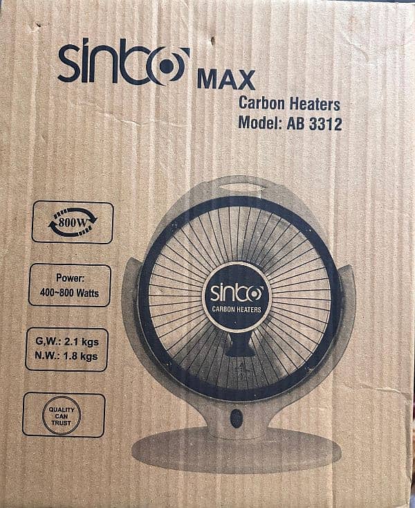 Sinbo Max New Electric Heater 1