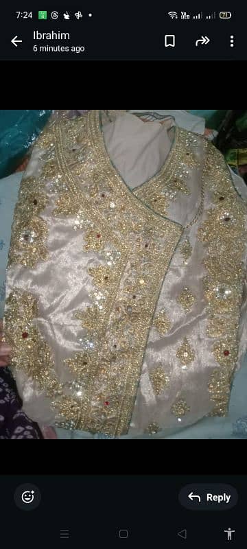 fully embroided  angrakha very beautiful in just 4000 2