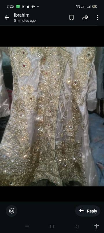 fully embroided  angrakha very beautiful in just 4000 7