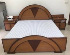 Complete Bed set with Side tables and dressing table