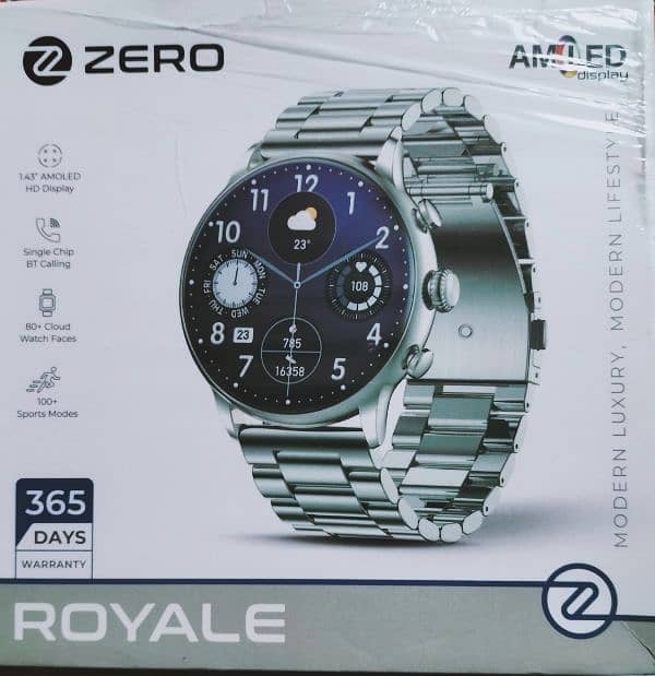 zero lifestyle Royale Smart watch 4