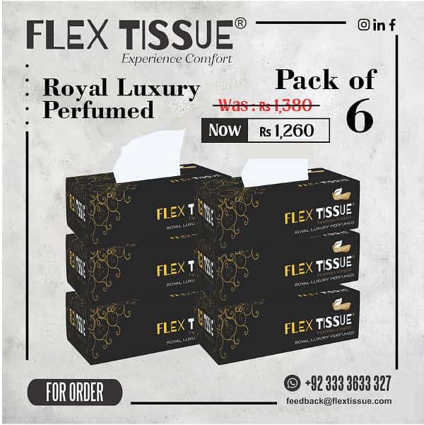 Flex Tissue Pure - Toilet Roll -  Kitchen Roll - Customised Tissue Box 1