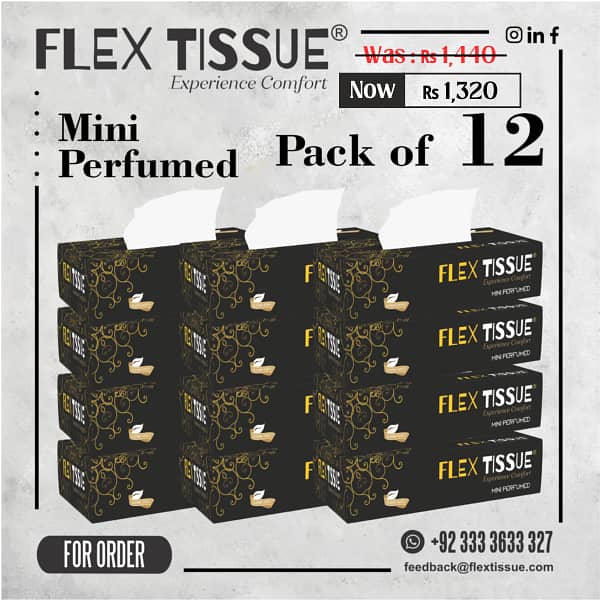 Flex Tissue Pure - Toilet Roll -  Kitchen Roll - Customised Tissue Box 4