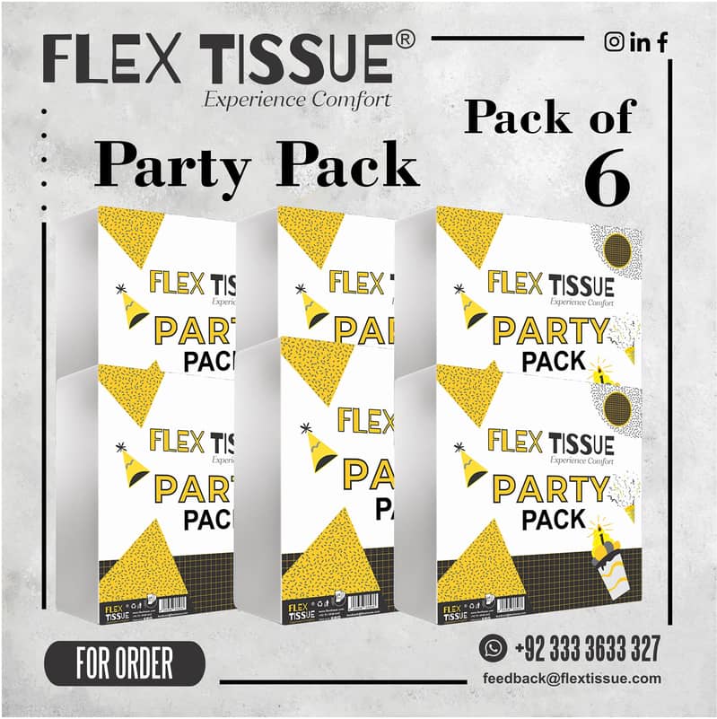 Flex Tissue Pure - Toilet Roll -  Kitchen Roll - Customised Tissue Box 6