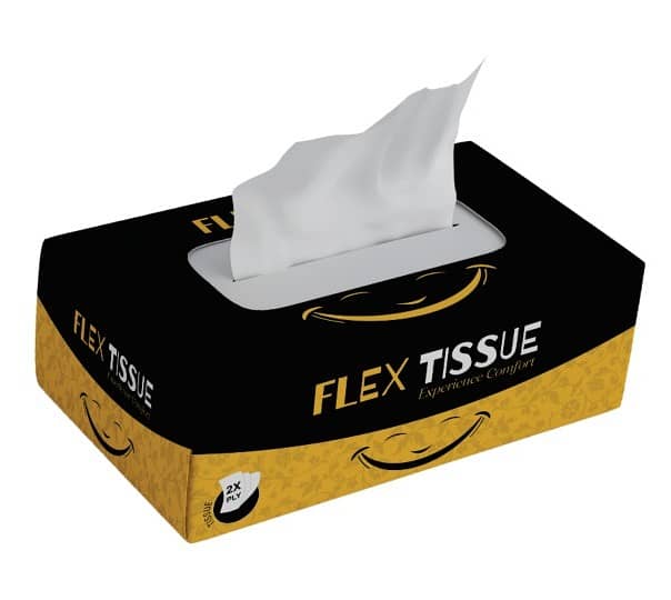 Flex Tissue Pure - Toilet Roll -  Kitchen Roll - Customised Tissue Box 10