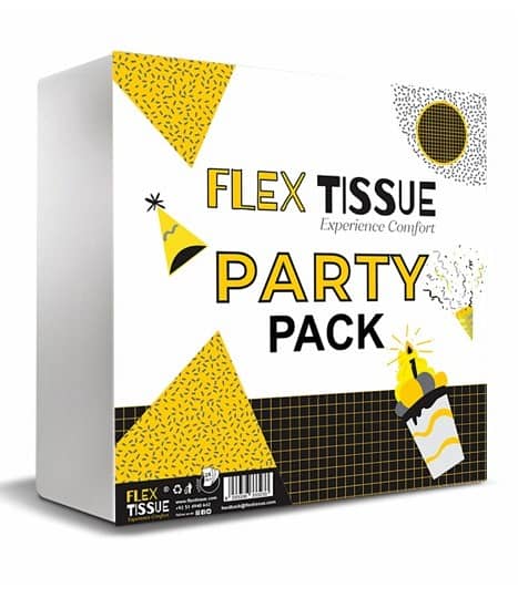 Flex Tissue Pure - Toilet Roll -  Kitchen Roll - Customised Tissue Box 12