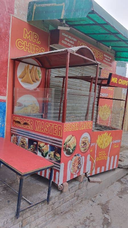 fryer counter and burger counter 2