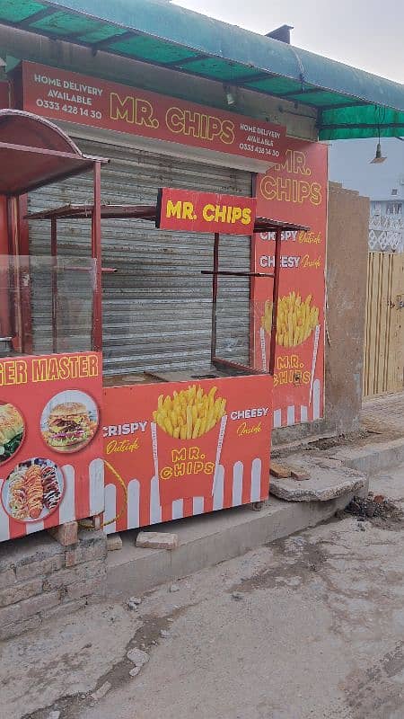 fryer counter and burger counter 3