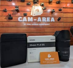 Sigma 35mm F1.4 DG for Canon, Mint Condition, Complete box