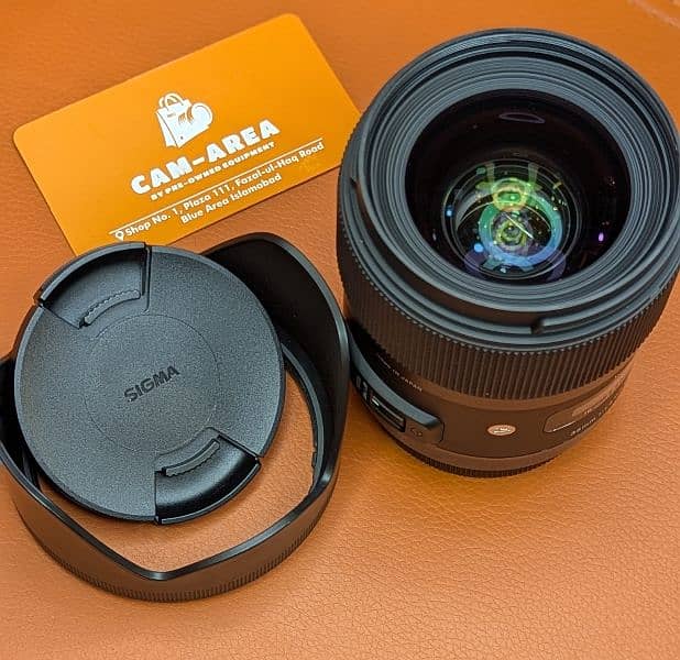 Sigma 35mm F1.4 DG for Canon, Mint Condition, Complete box 3