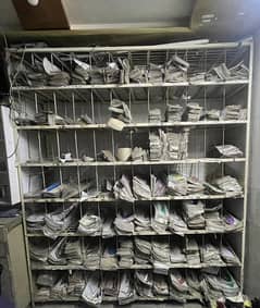 iron racks for sale with shelfs