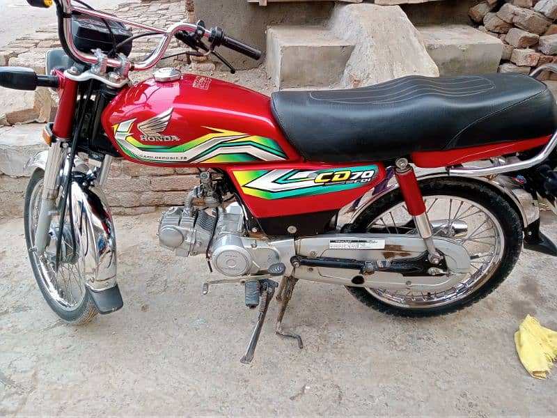 Honda Cd70 All Punjab number laga hai 1