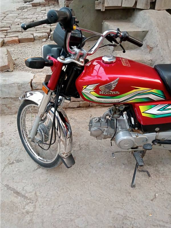 Honda Cd70 All Punjab number laga hai 3