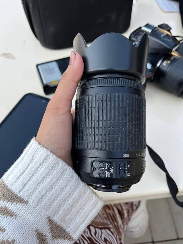 Nikon D5300 with kit lens and 55-200mm lens 5