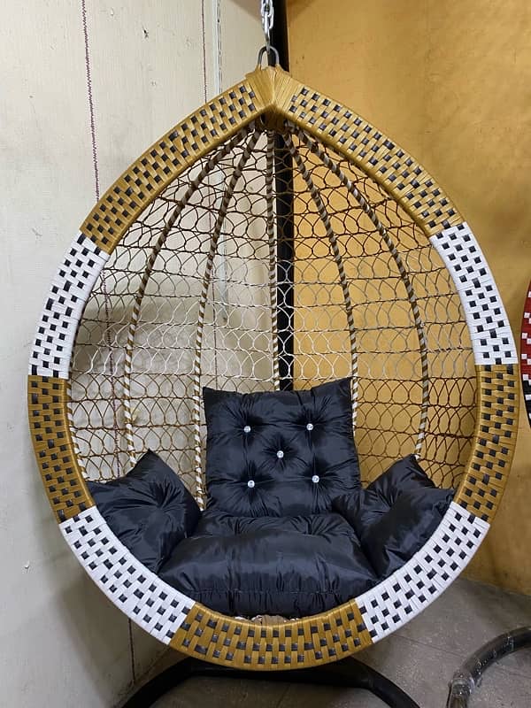 Hanging chairs/ Hanging Swing Chairs/ Jhoola/ Macrame Jhula/ Egg chair 3