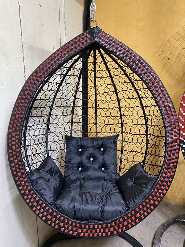 Hanging chairs/ Hanging Swing Chairs/ Jhoola/ Macrame Jhula/ Egg chair 4