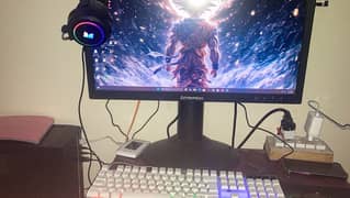 i5 6gen with gaming led 1080,75 hz with all accessories