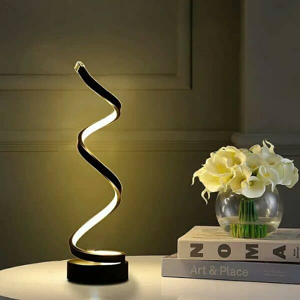 Spiral Lamp  , Office lamp , Bed Room Lamp 2