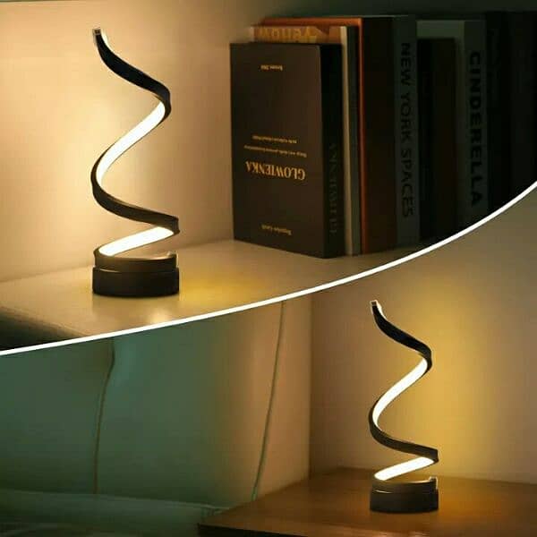 Spiral Lamp  , Office lamp , Bed Room Lamp 3