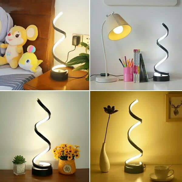 Spiral Lamp  , Office lamp , Bed Room Lamp 5