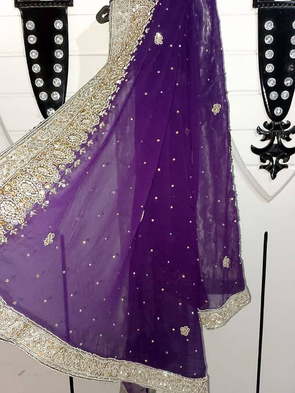 walima maxi only sharara And tail froke 5