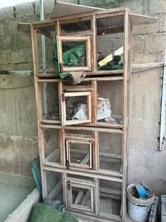 Cage for hen and birds