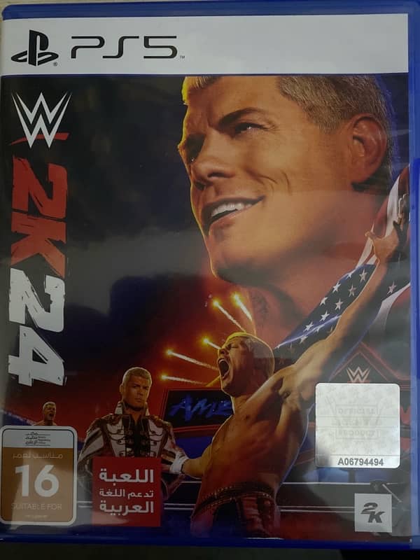 Game For PS 5 (WWE2k24) 0